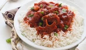 White Rice and Stew 